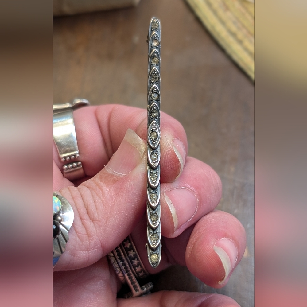 Coro Sterling Silver Bar Pin